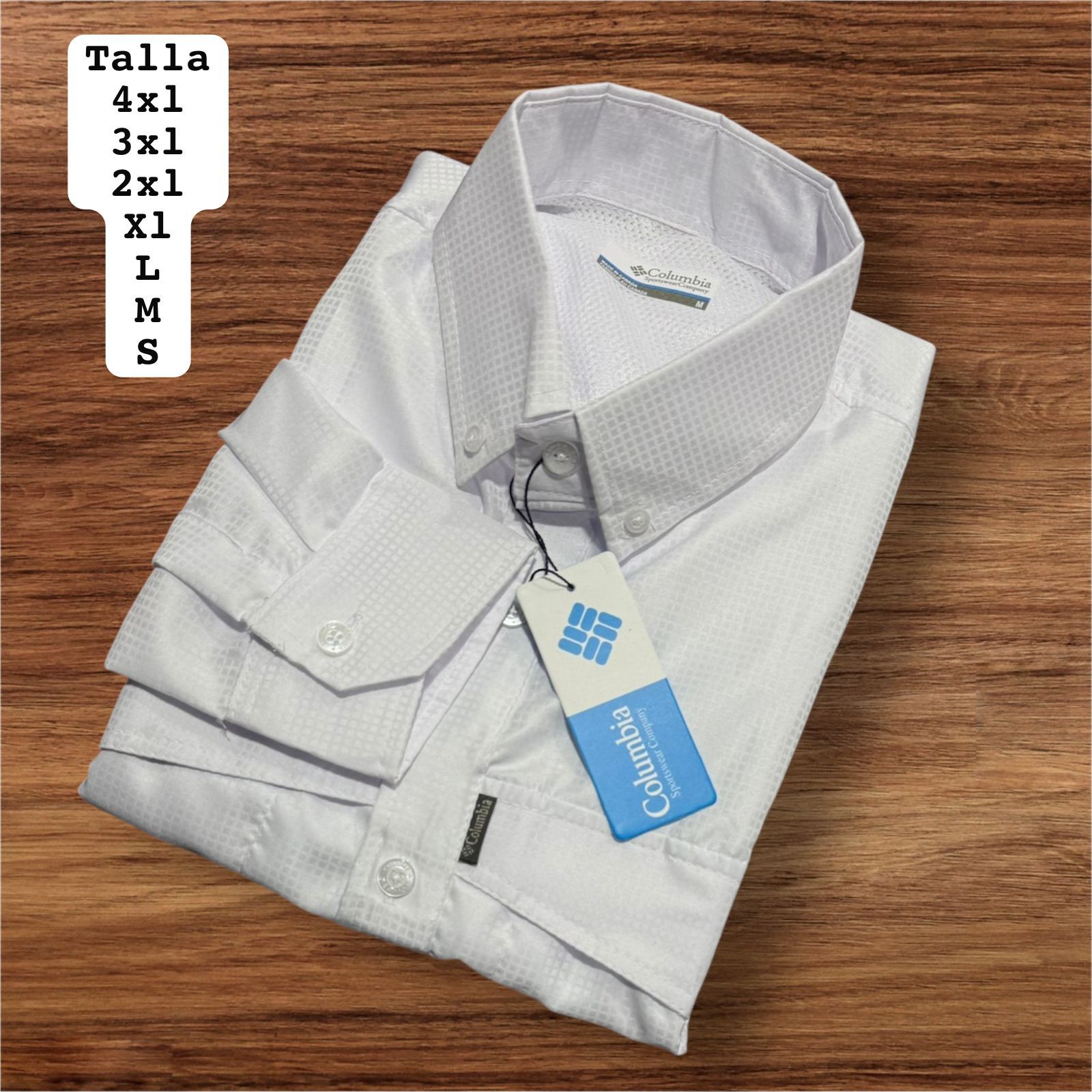 camisa estilo columbia